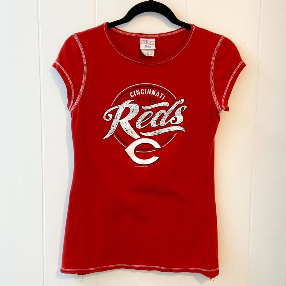 Cincinnati Reds ladies tee